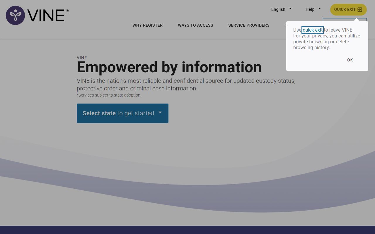Lancaster County released inmate alerts on the VINELink custody notification site